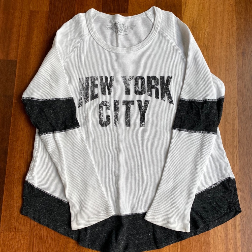 New York City retro brand long sleeve